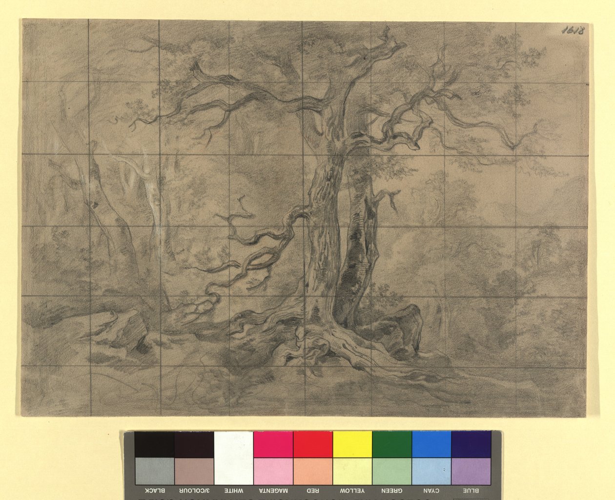 Forest Landscape by Josef Kriehuber