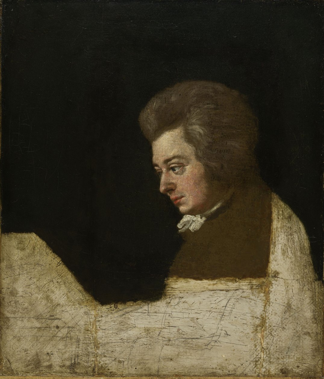Wolfgang Amadeus Mozart by Josef Lange: Buy fine art print