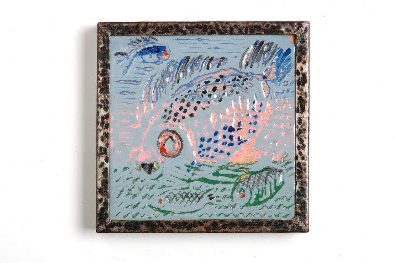 Tile with Rock Fish by Josep Artigas