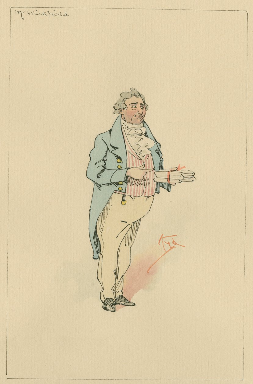 Mr Wickfield by Joseph Clayton Clarke