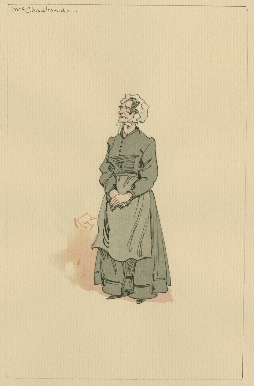 Mrs. Chadband by Joseph Clayton Clarke