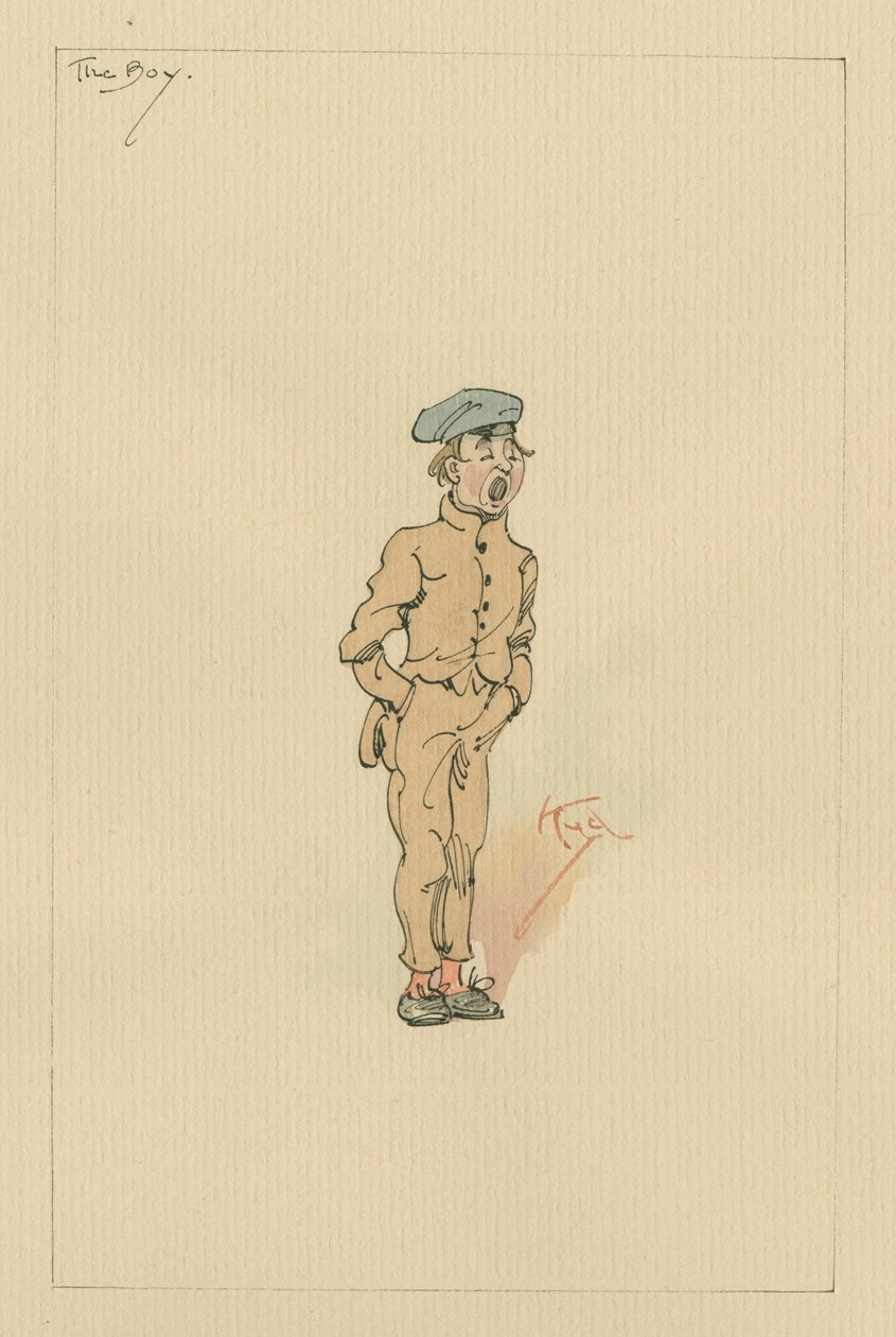 The Boy, c.1920s by Joseph Clayton Clarke