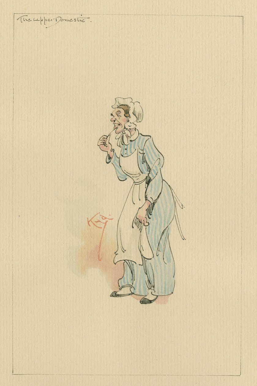 The Upper Domestic, c.1920s by Joseph Clayton Clarke
