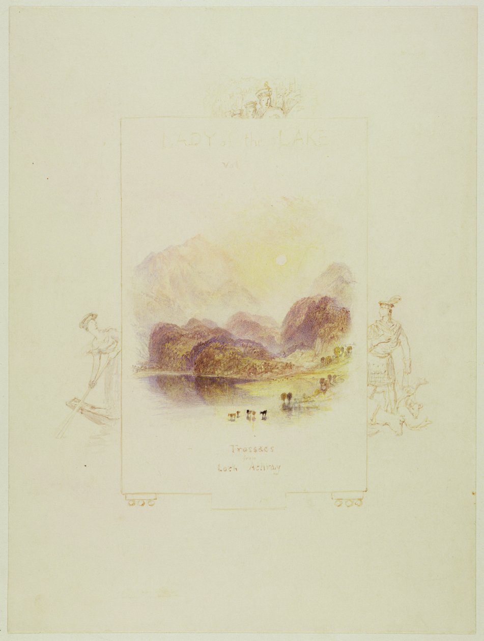 Design for an illustration for Walter Scott