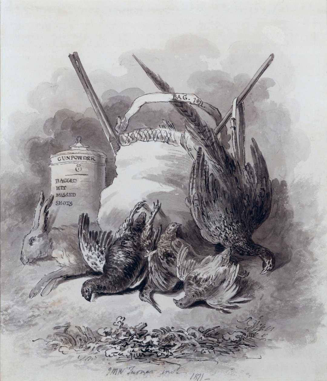 Study for a Game Book, 1811 by Joseph Mallord William Turner