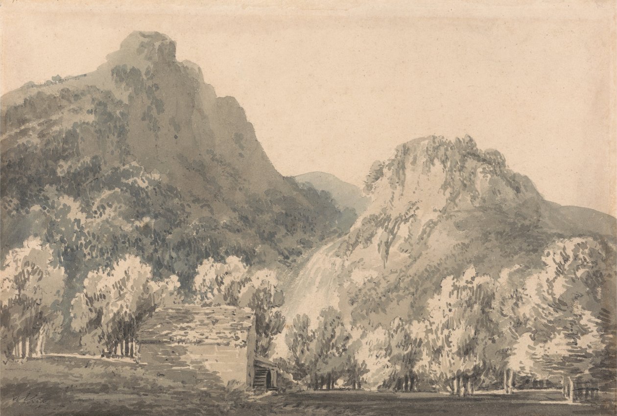 Waterfall of Lodore, Cumberland by Joseph Mallord William Turner