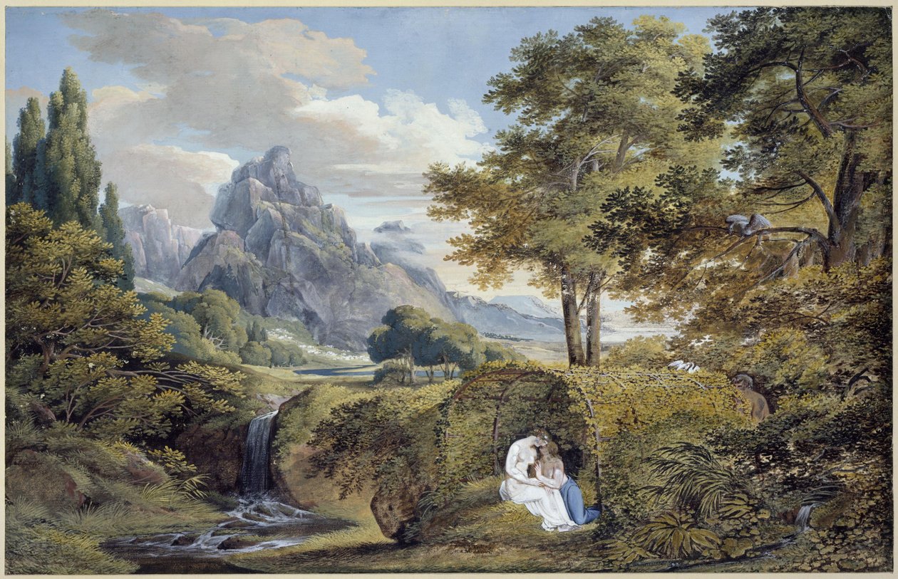 Arcadian Landscape by Joseph Anton Koch