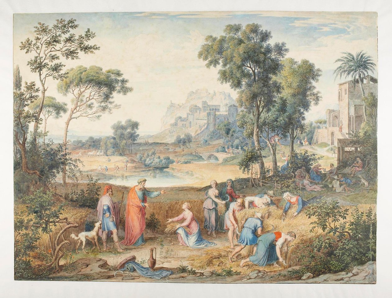 Boaz and Ruth by Joseph Anton Koch