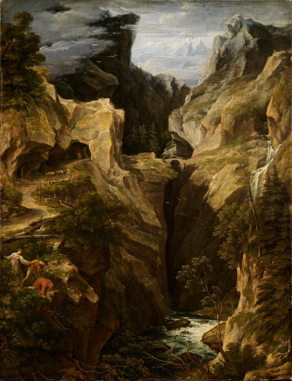 The Via Mala in Graubünden by Joseph Anton Koch