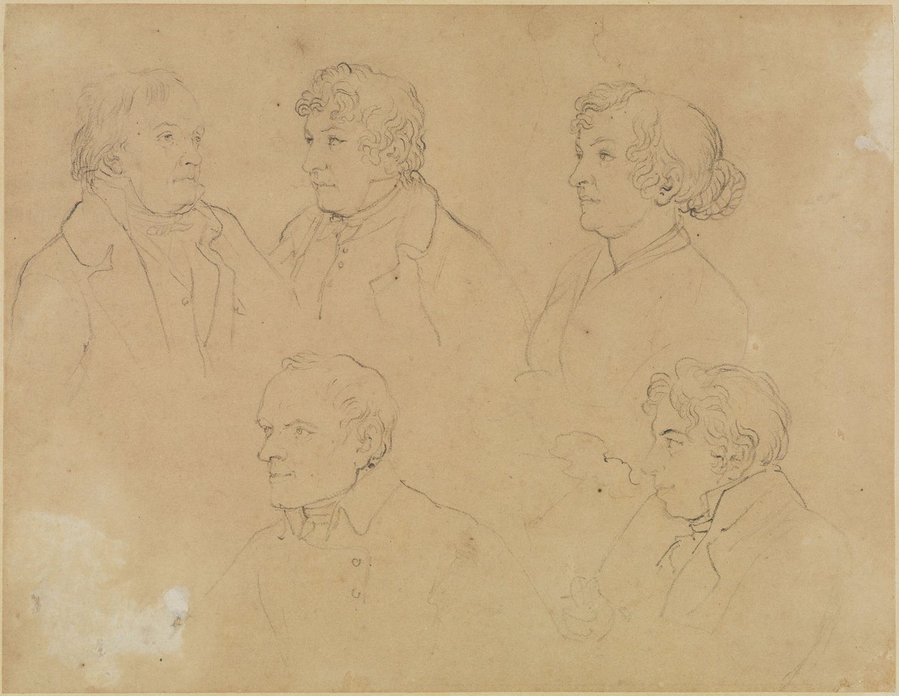 Five Portraits by Joseph Anton Koch