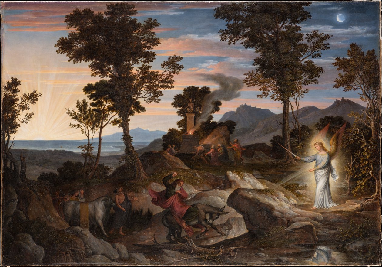 Landscape with the Prophet Balaam and His Donkey by Joseph Anton Koch