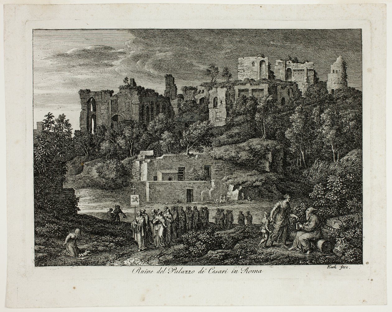 Caesars Palace Ruins In Rome