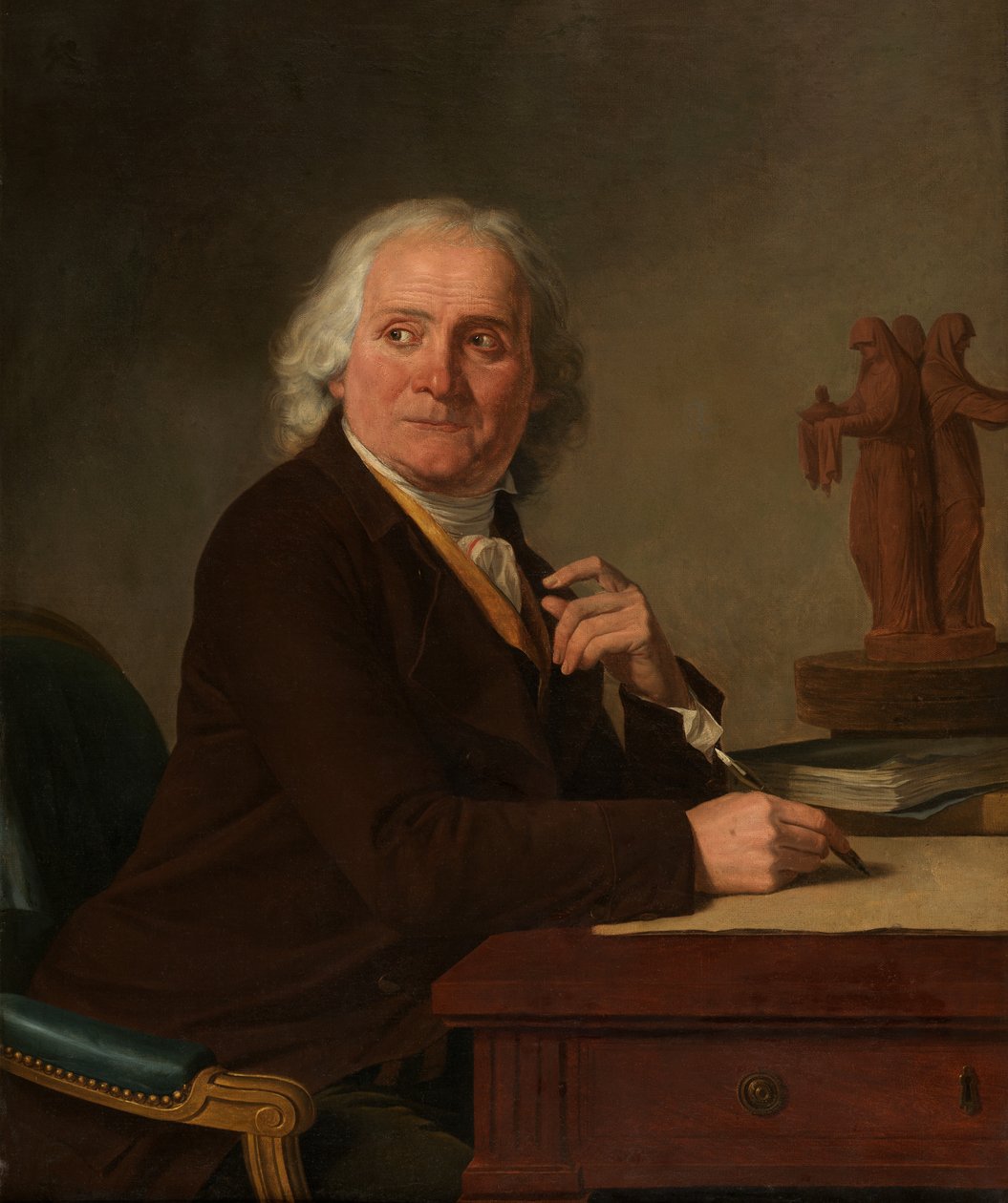 Portrait of Jean Durameau by Joseph Benoît Suvée