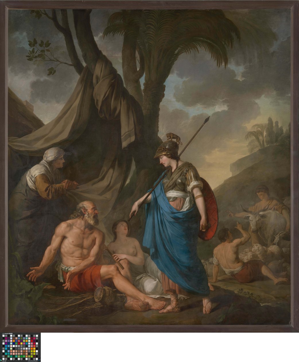 Erminia and the Shepherds by Joseph Benoît Suvée