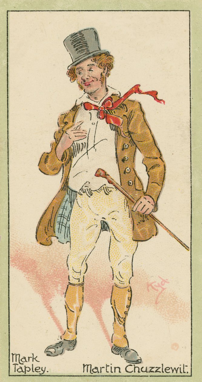 Mark Tapley, Martin Chuzzlewit by Joseph Clayton (1856-1937) (after) Clarke