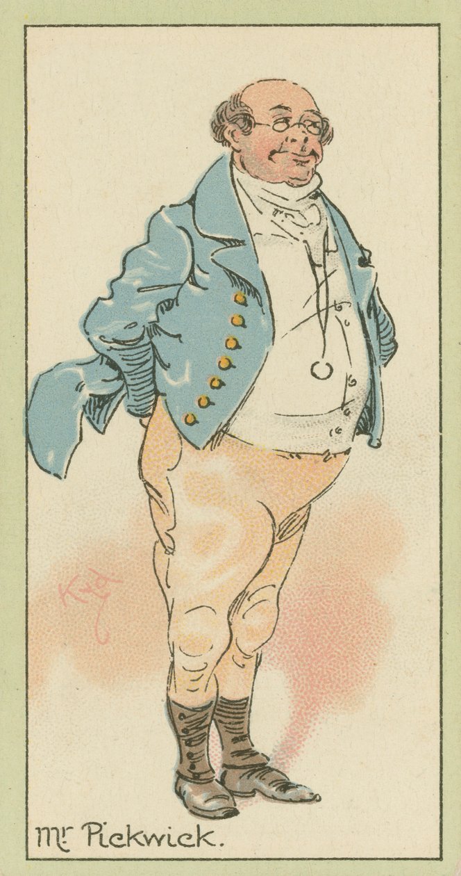 Mr Pickwick by Joseph Clayton (1856-1937) (after) Clarke