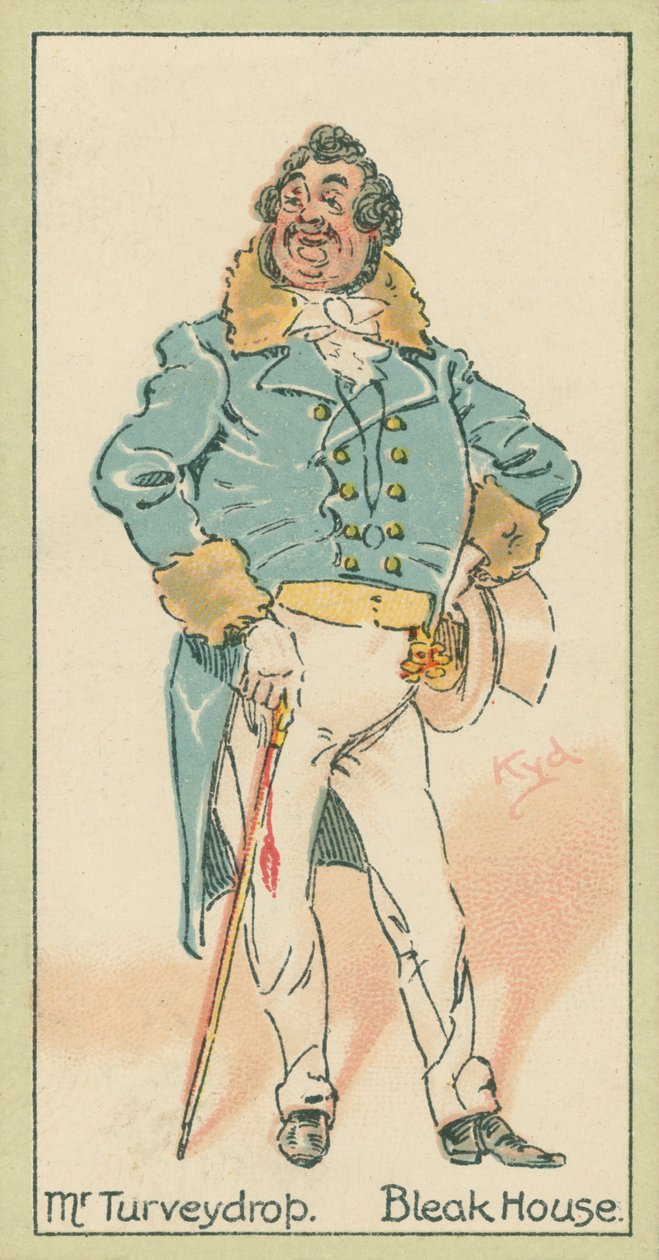 Mr Turveydrop, Bleak House by Joseph Clayton (1856-1937) (after) Clarke