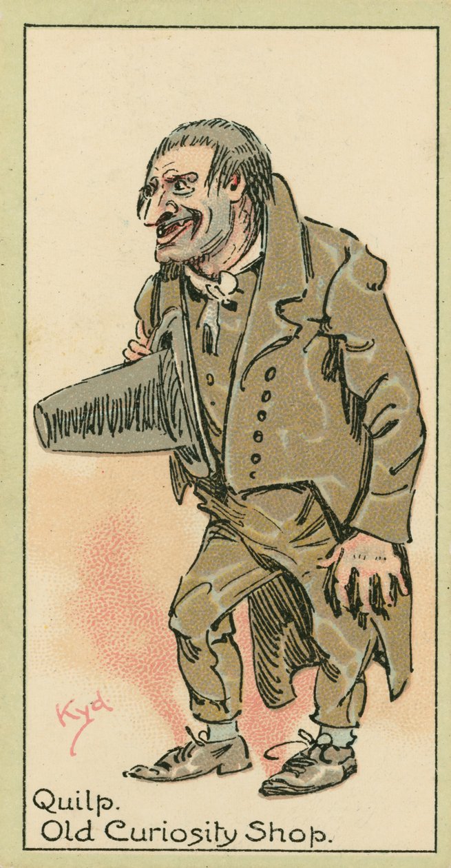 Quilp, Old Curiosity Shop by Joseph Clayton (1856-1937) (after) Clarke