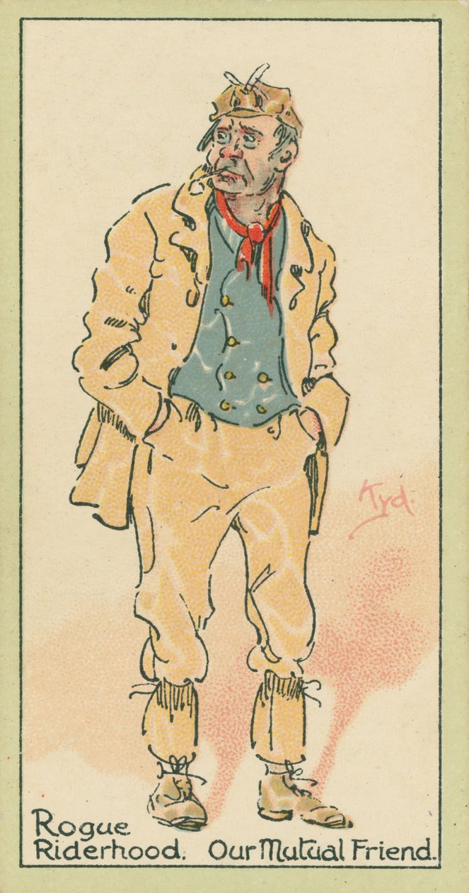 Rogue Riderhood, Our Mutual Friend by Joseph Clayton (1856-1937) (after) Clarke