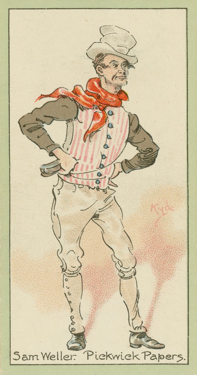 Sam Weller, Pickwick Papers by Joseph Clayton (1856-1937) (after) Clarke