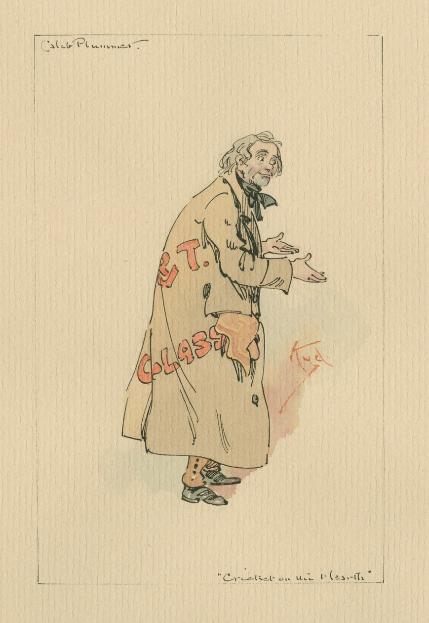 Caleb Plummer - The Cricket on the Hearth, c.1920s by Joseph Clayton Clarke