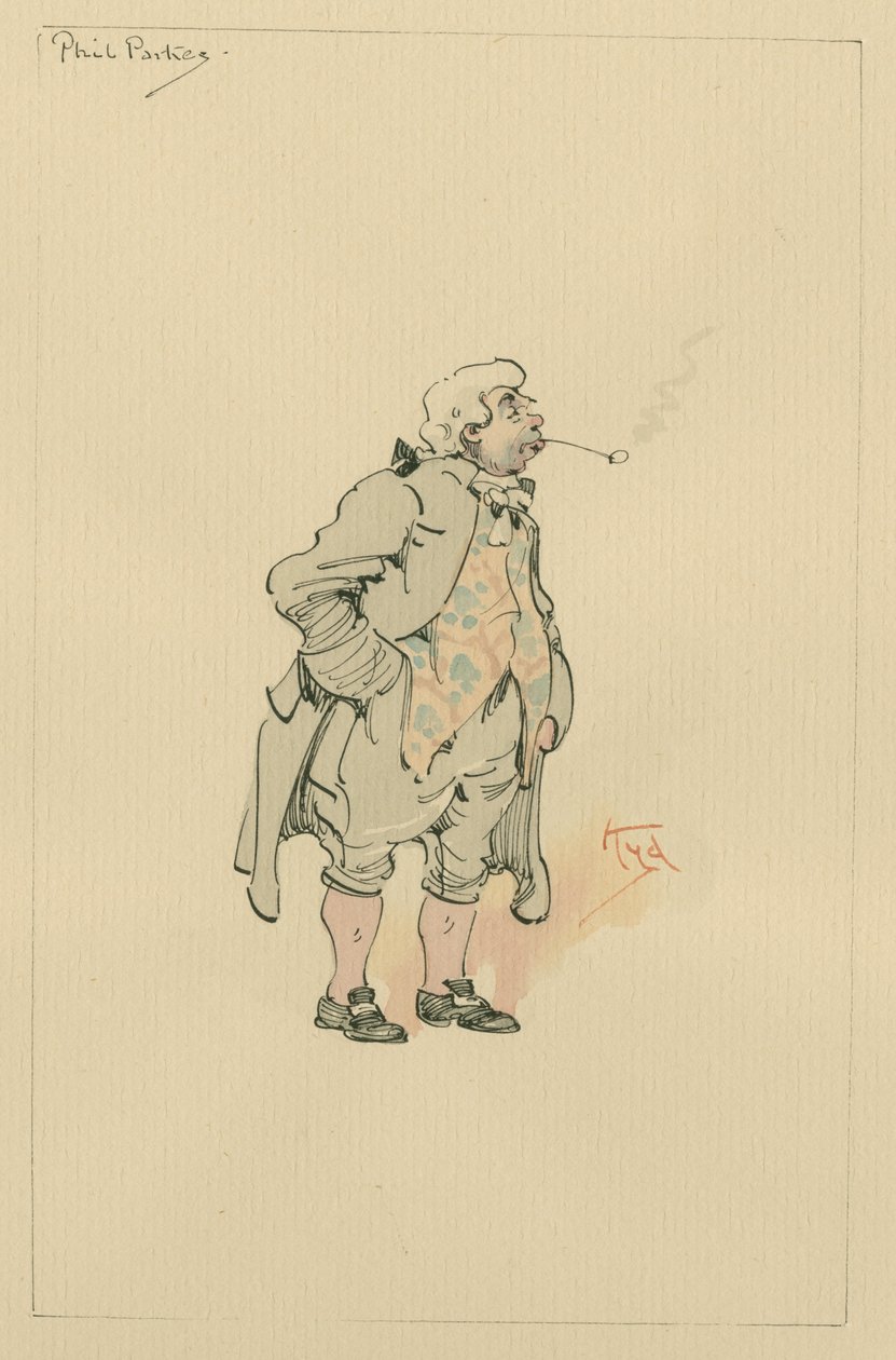 Phil Parkes, c.1920s by Joseph Clayton Clarke