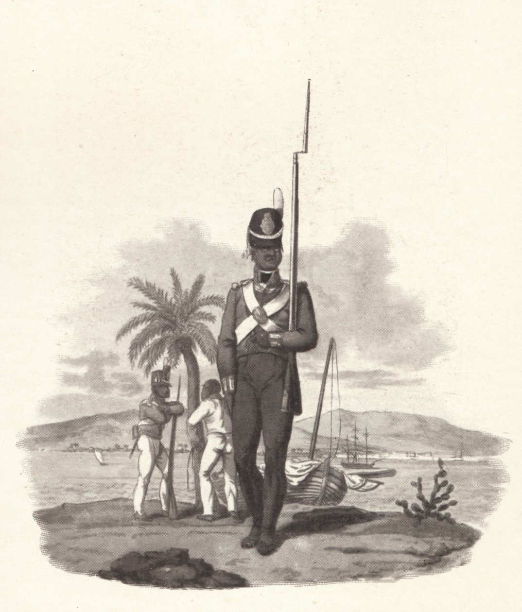 A Private of the 5th West India Regiment, c1812 by Joseph Constantine Stadler