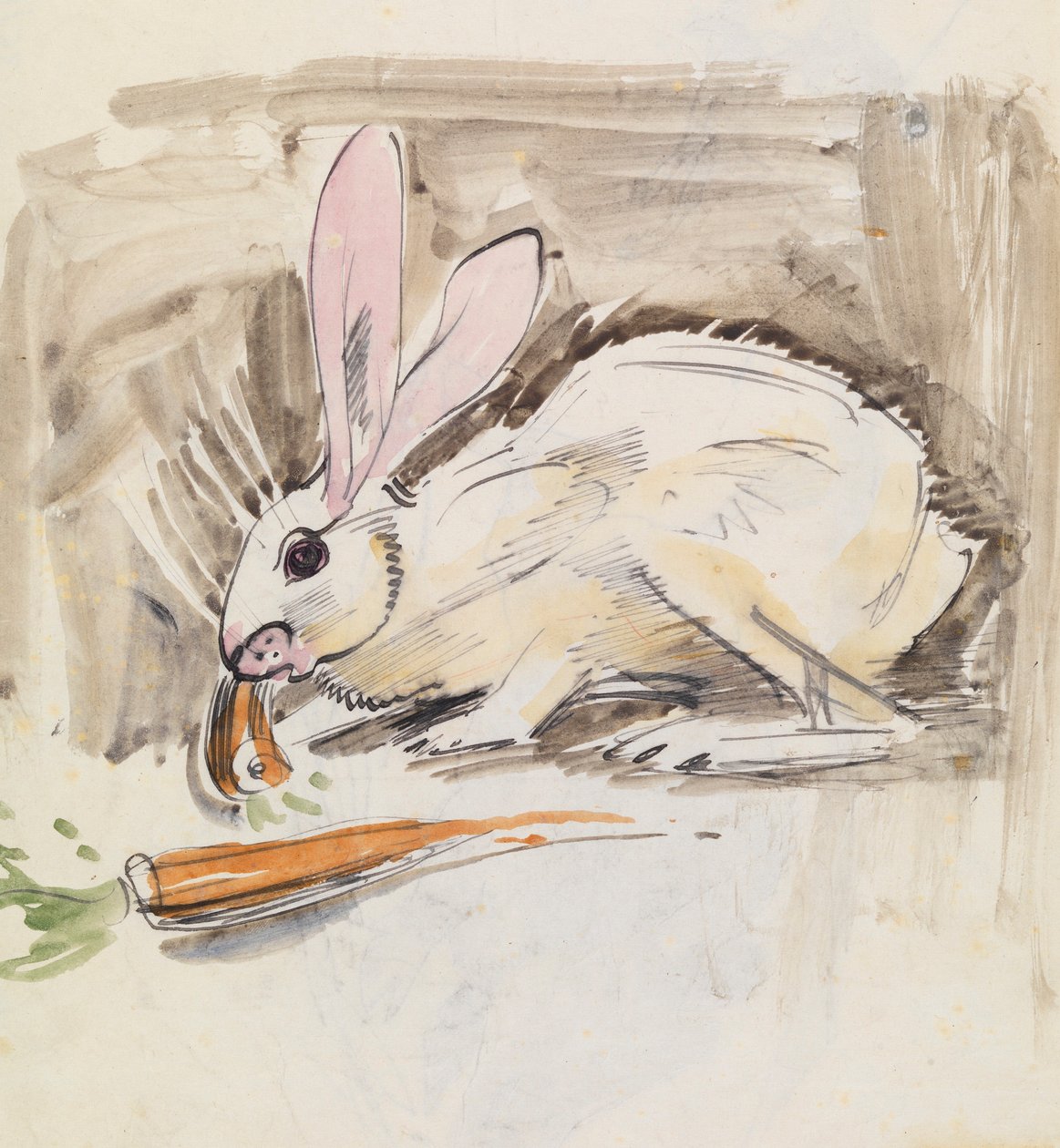 Rabbit by Joseph Crawhall: Highest-quality art reproduction