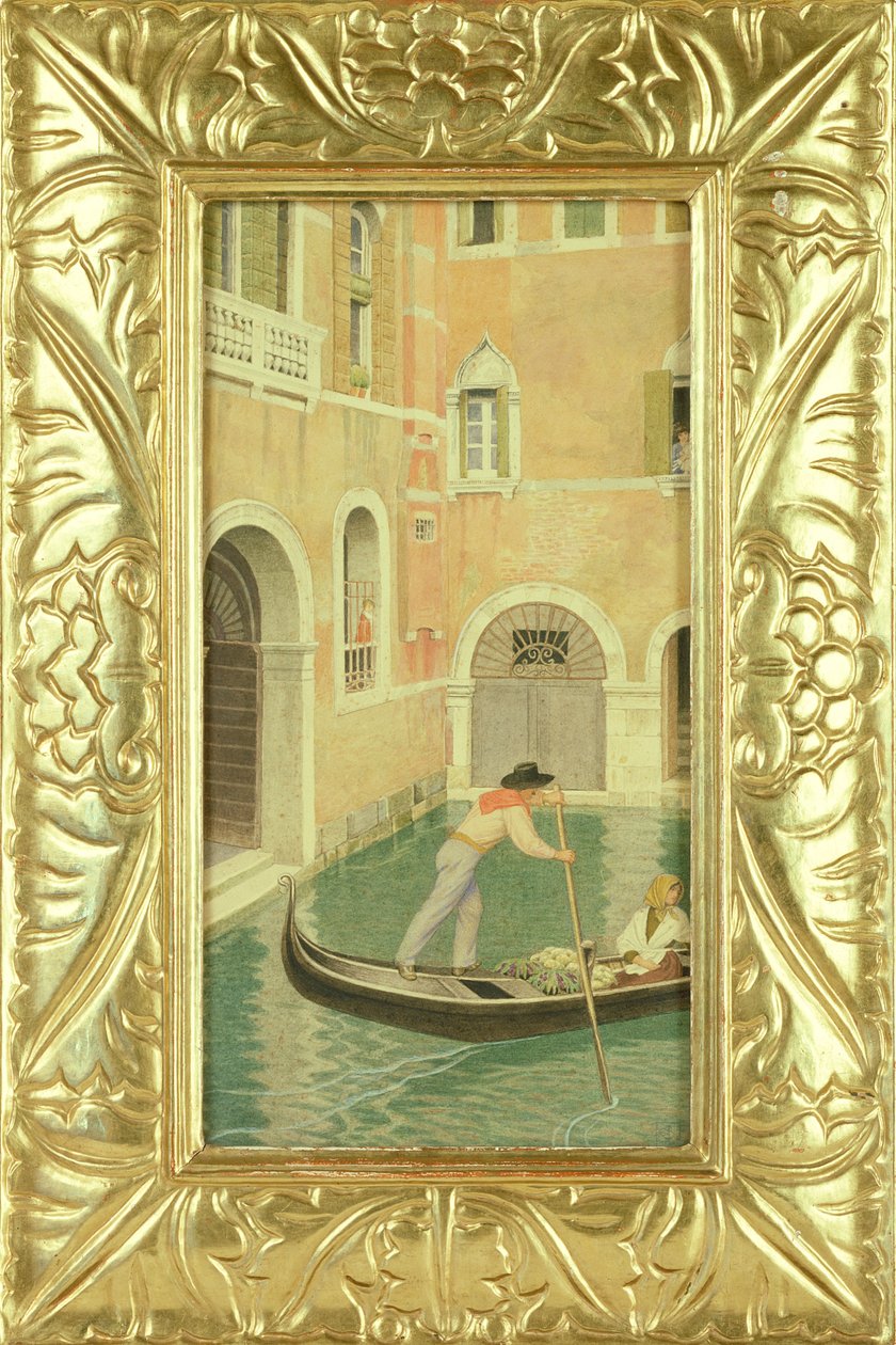 Rio della Guerra, Venice by Joseph Edward Southall