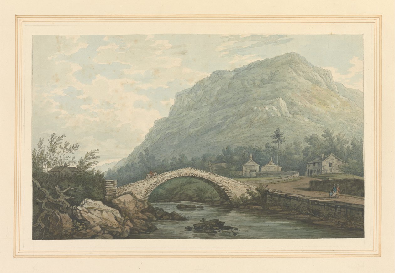 View of Bridge & Village of Rydal by Joseph Farington