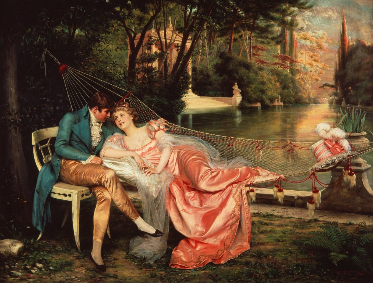 Flirtation by Joseph Frederick Charles Soulacroix