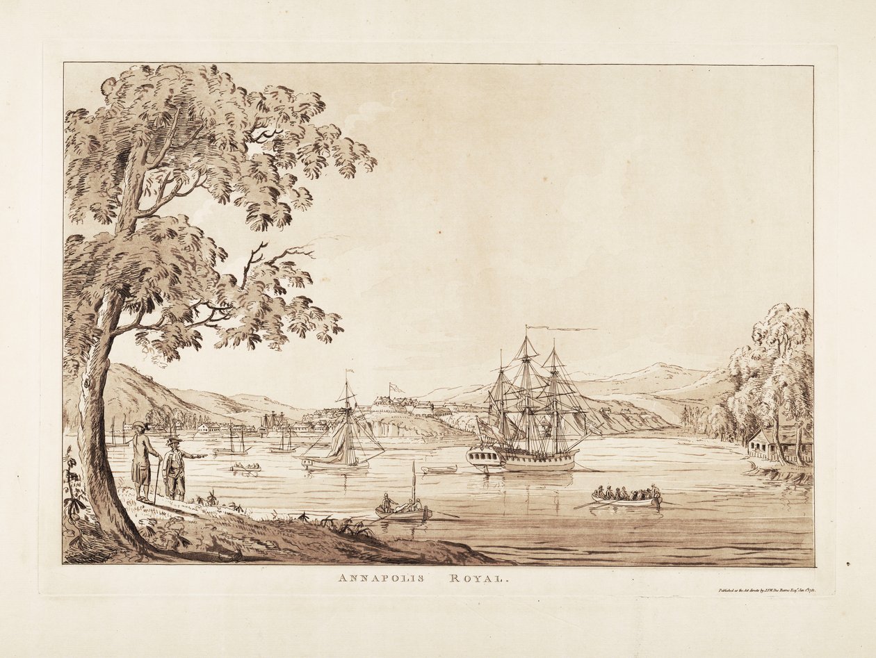 Annapolis Royal by Joseph Frederick Wallet DesBarres