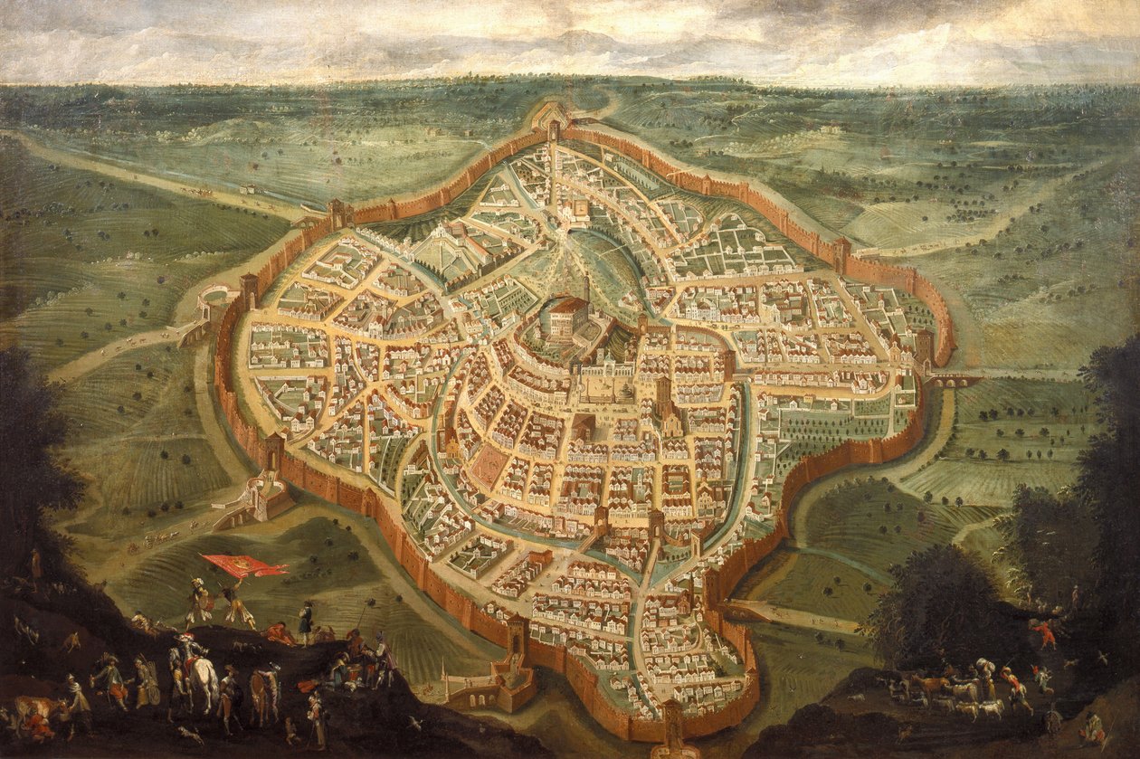 Map of the City of Udine by Joseph Heintz the Younger