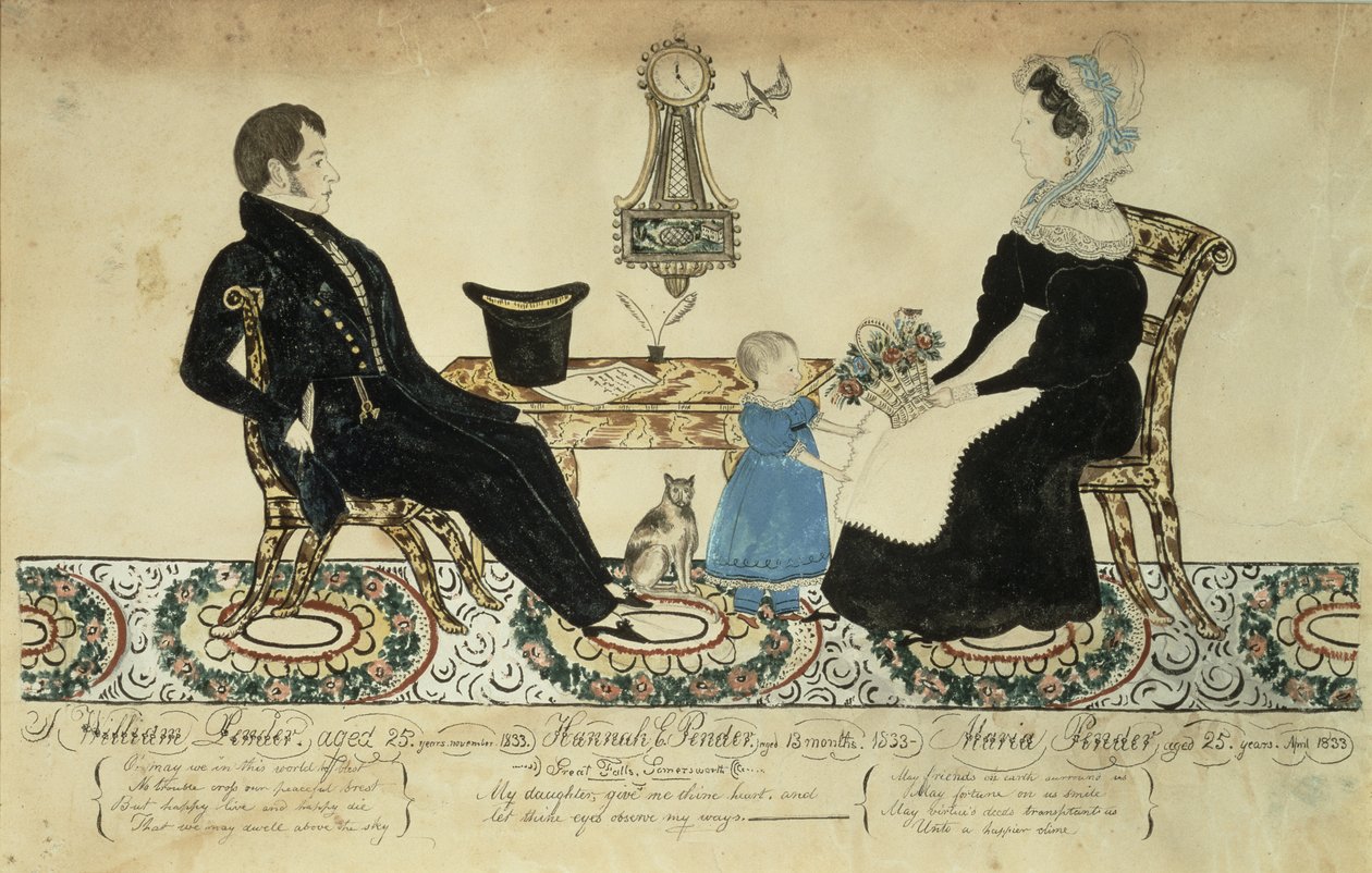 William Pender Family by Joseph Hilliard Davis