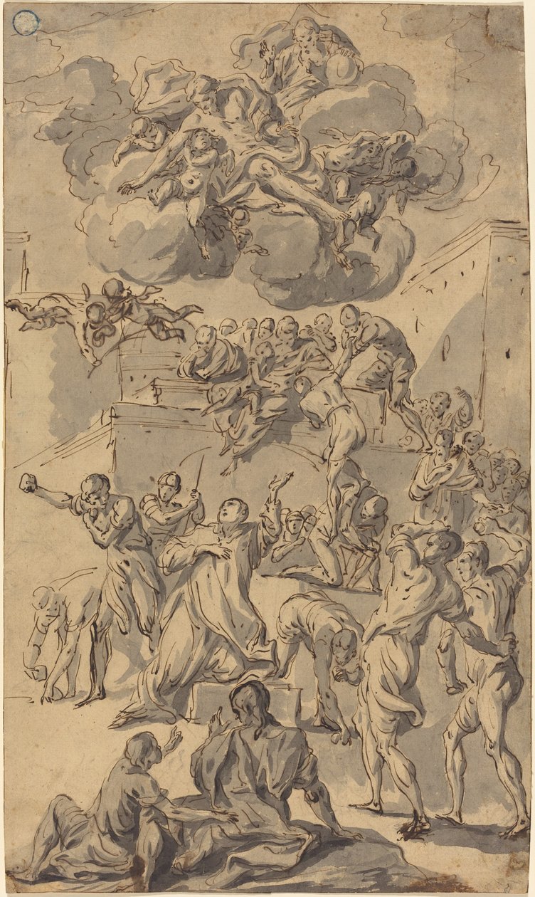The Stoning of Saint Stephen by Joseph Ignace François Parrocel