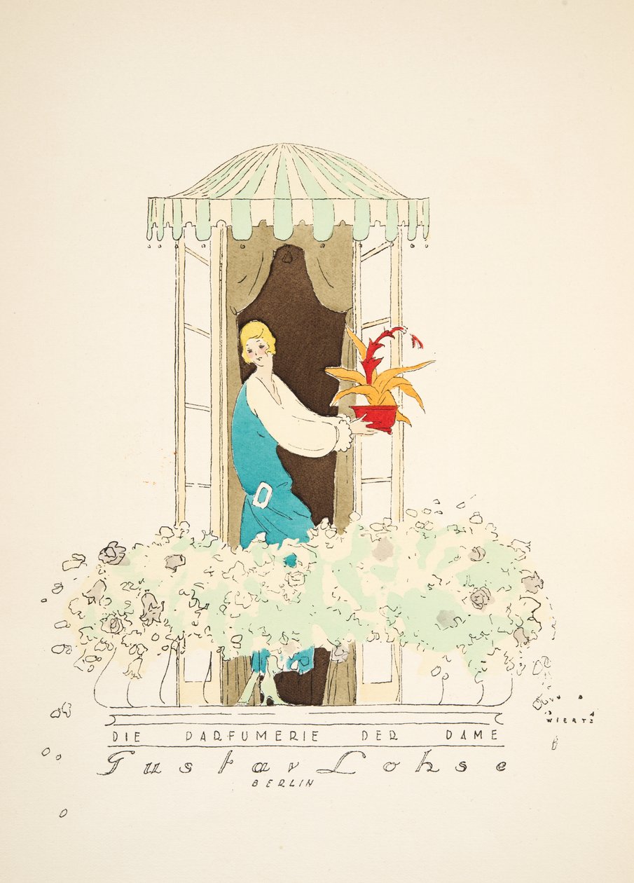 Advertisement for Gustav Lohse, Berlin, from Styl, pub.1922 by Joseph Lambert also Wiertz Jupp Wiertz