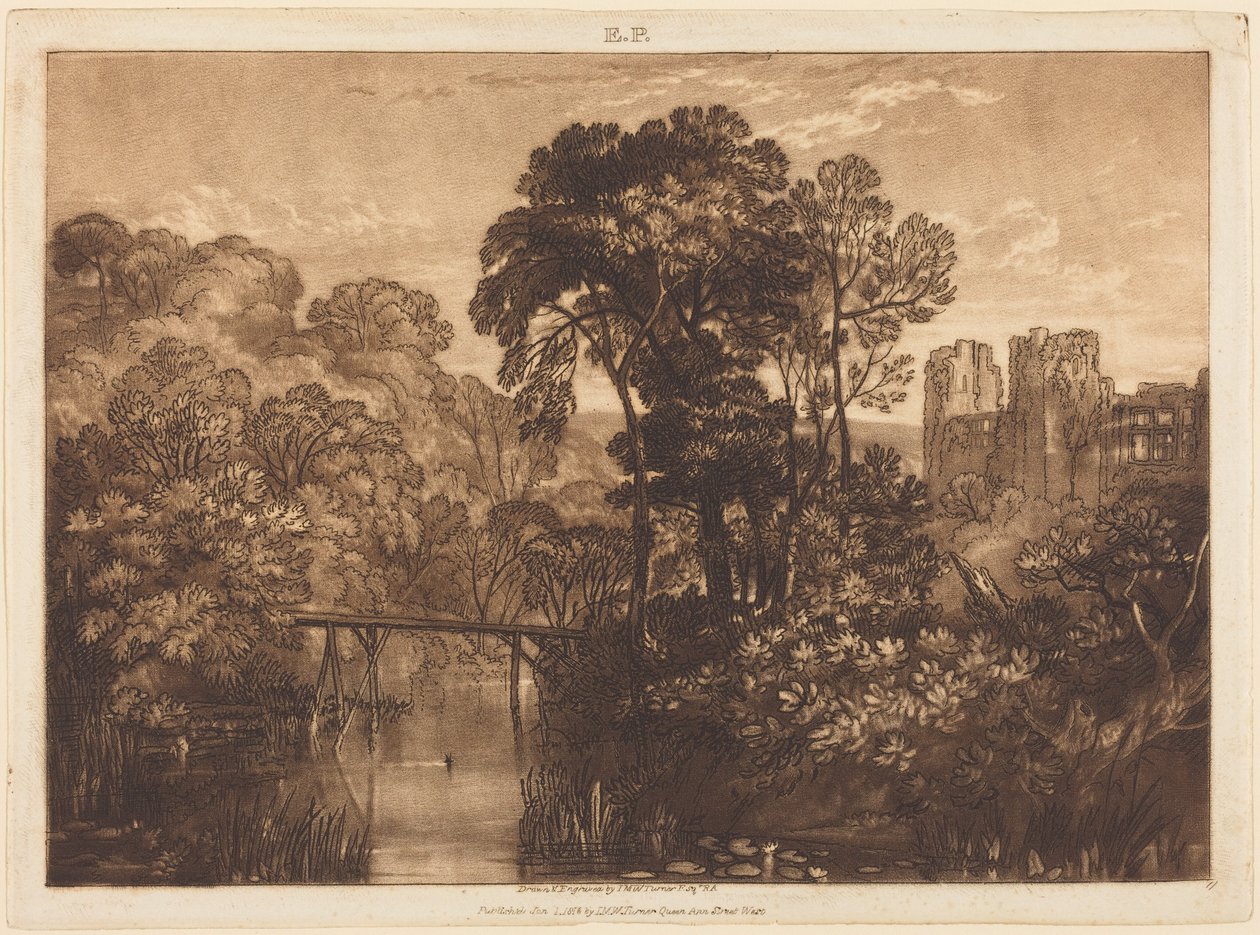 Berry Pomeroy Castle by Joseph Mallord William Turner