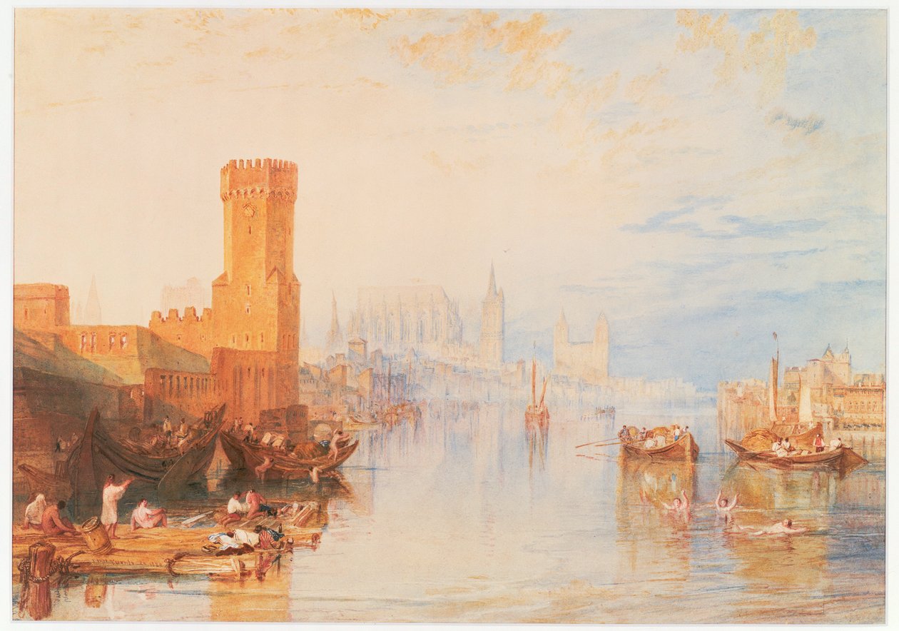 Cologne From the River by Joseph Mallord William Turner