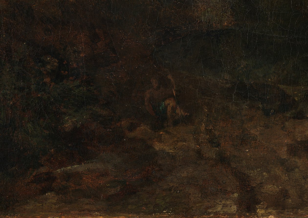 Ben Lomond Mountains, Scotland: The Traveller (detail) by Joseph Mallord William Turner