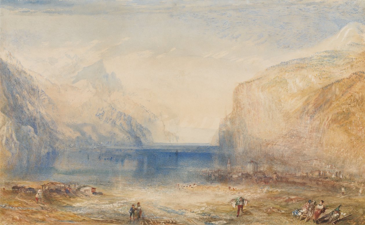 Fluelen: Morning (Looking towards the Lake) by Joseph Mallord William Turner