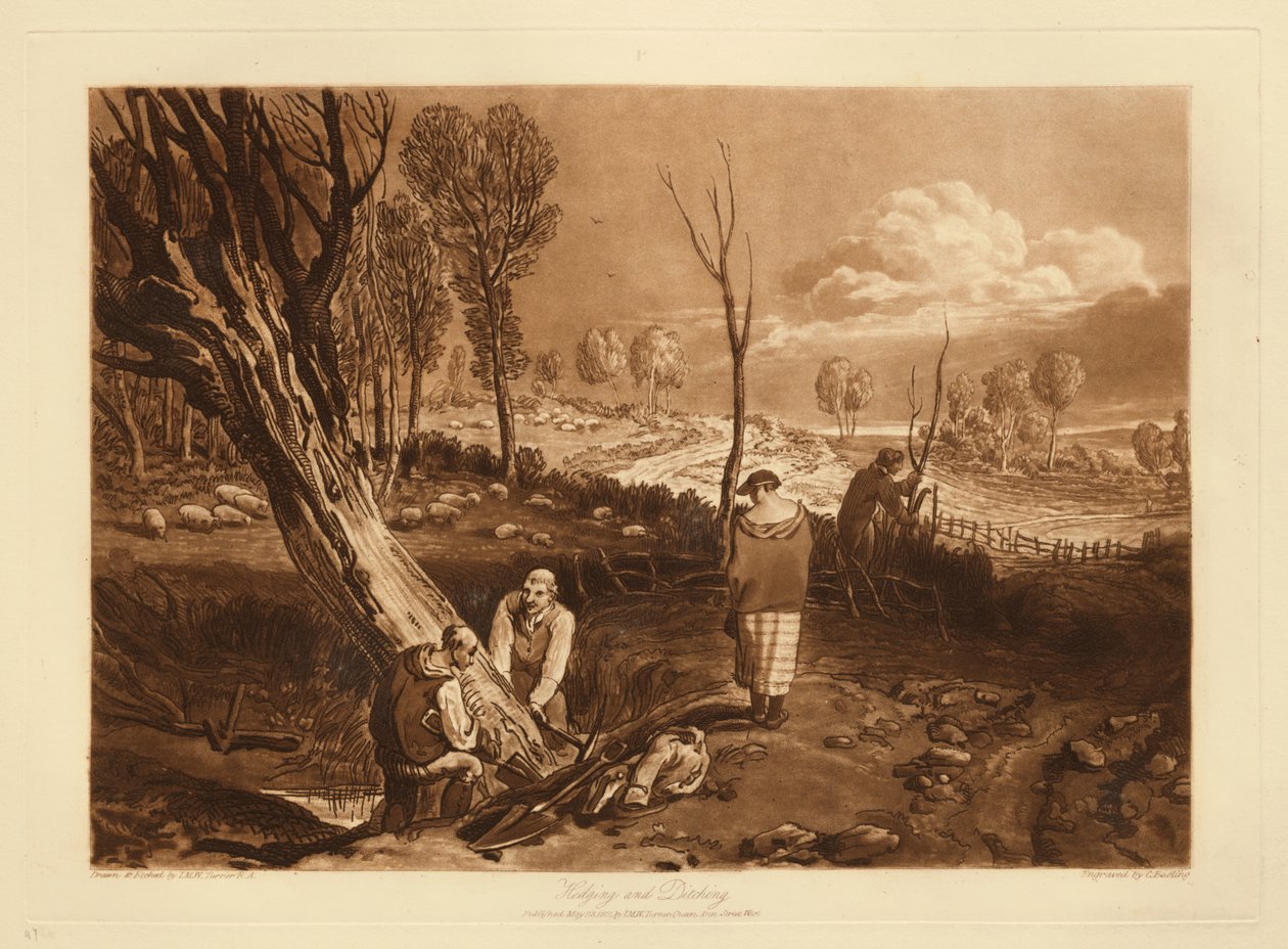 Hedging and Ditching by Joseph Mallord William Turner