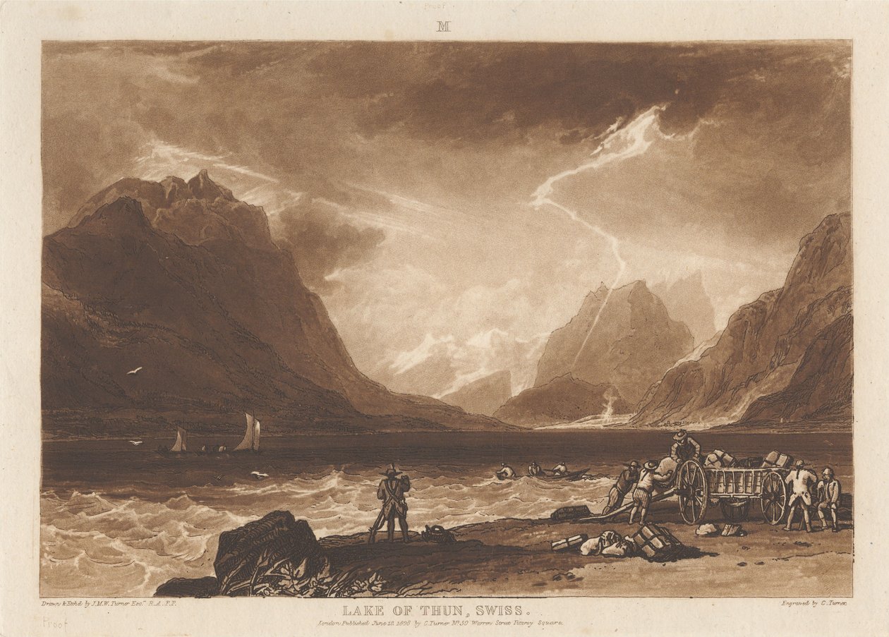 Lake of Thun, Switzerland by Joseph Mallord William Turner