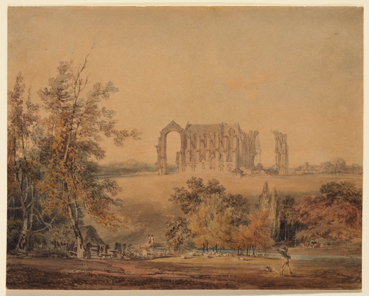 Malmesbury Abbey from the North by Joseph Mallord William Turner
