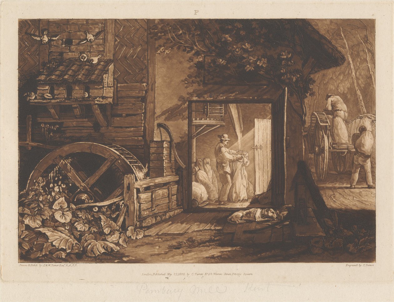 Pembury Mill, Kent by Joseph Mallord William Turner