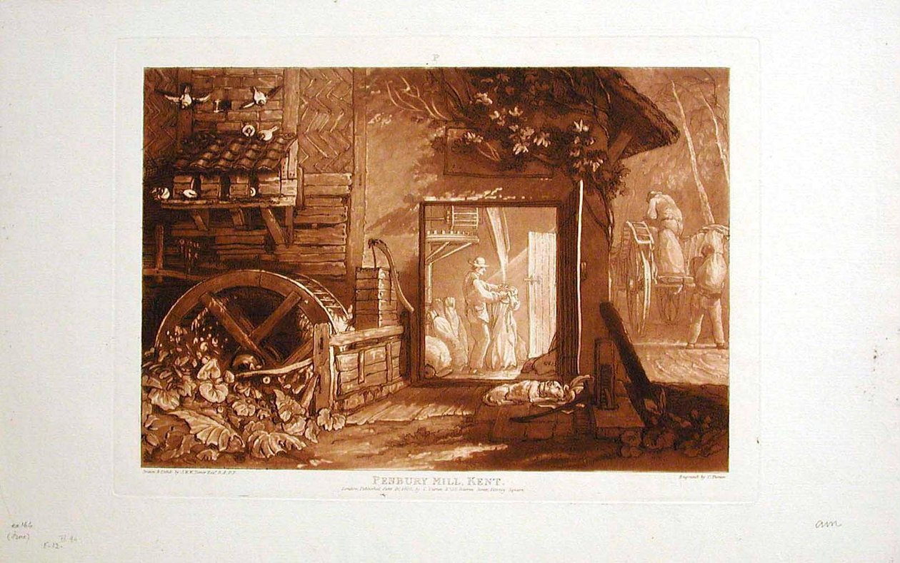 Pembury Mill, Kent by Joseph Mallord William Turner