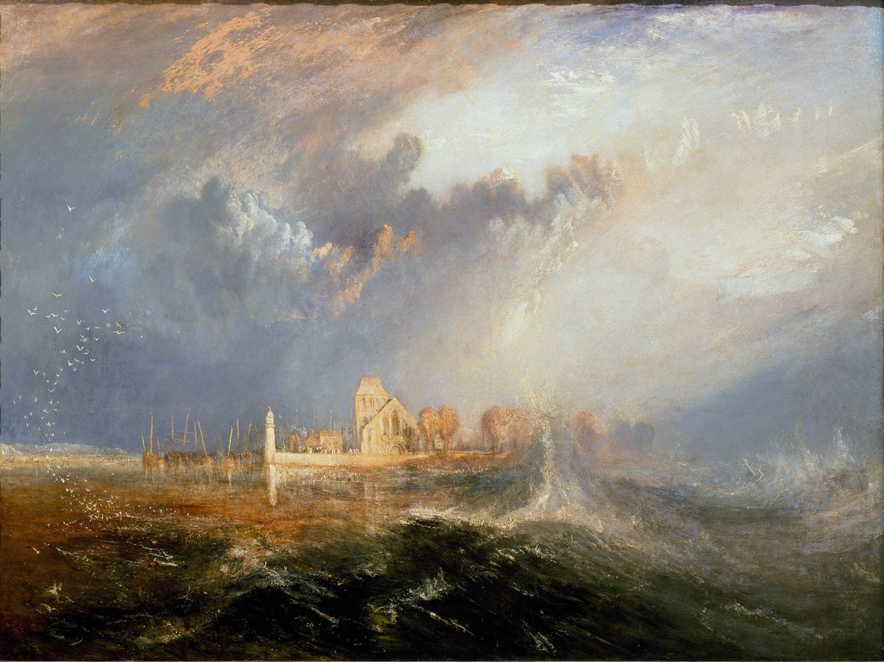 Quillebeuf at the mouth of the Seine by Joseph Mallord William Turner