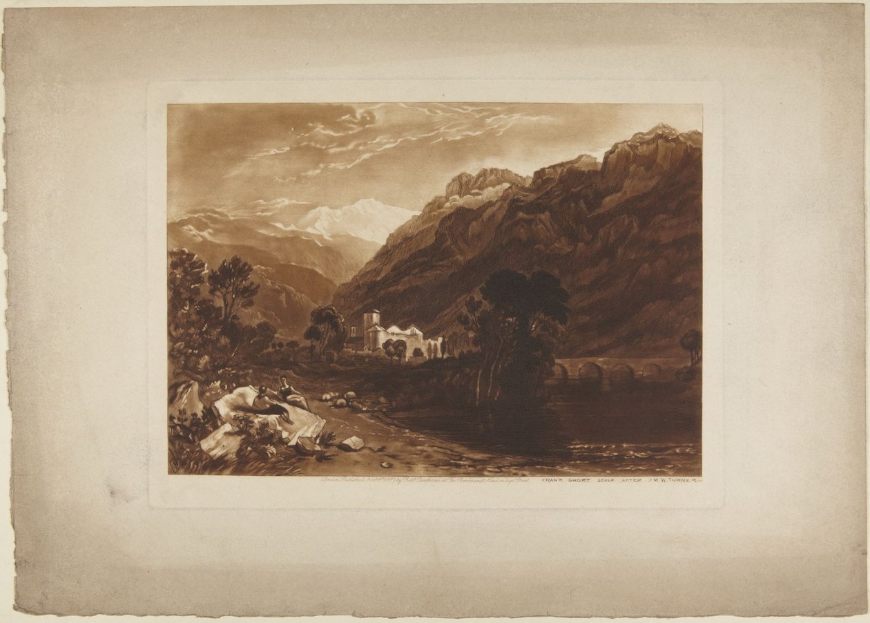 Scene in the Alps by Joseph Mallord William Turner