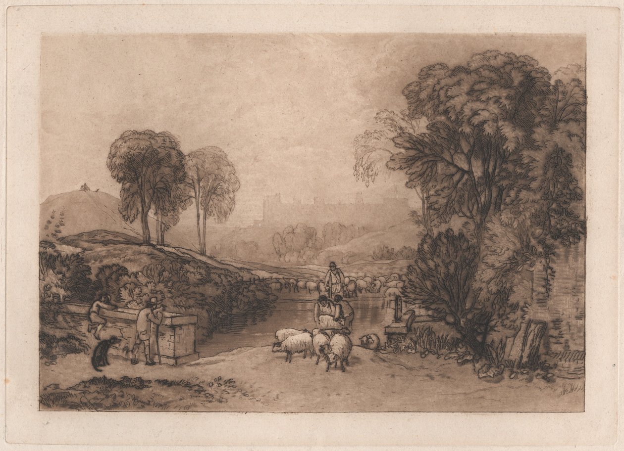 Sheep-Washing, Windsor by Joseph Mallord William Turner