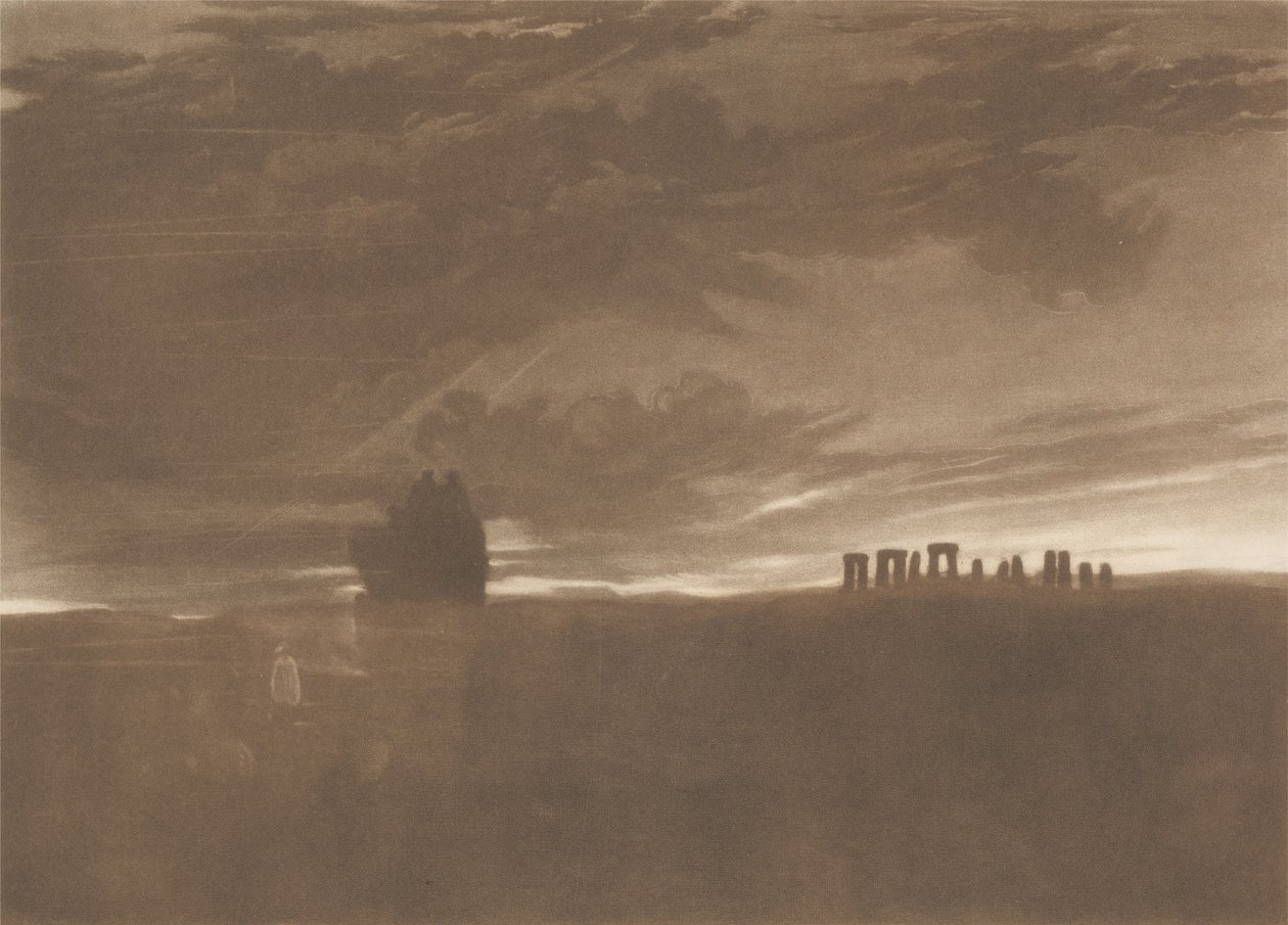 Stonehenge at Daybreak by Joseph Mallord William Turner
