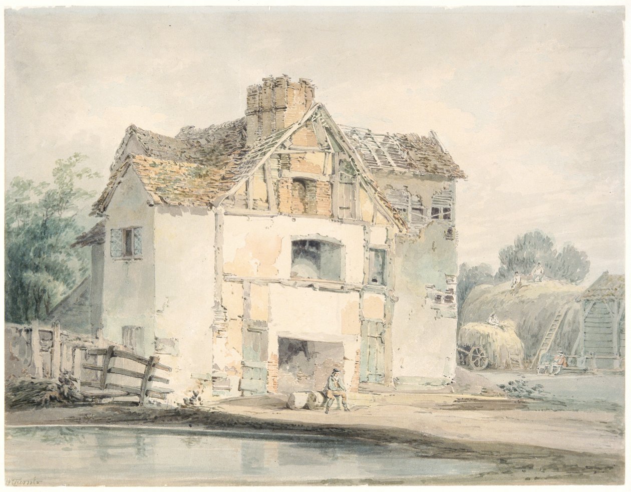 The Bishops Palace, Biebrich by Joseph Mallord William Turner